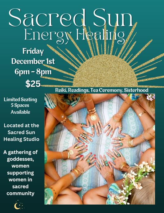 Live Event Friday December 1st Goddess Gathering 6-8pm